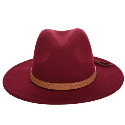 Stylischer Woll-Jazzhut für Damen – Trendiges Modeaccessoire