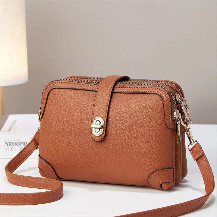 Elegant Multi-Layer Soft Leather Handbag-MODAUTLET