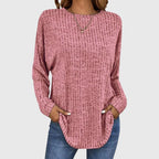 Women's Sleek Minimalist Top Pink