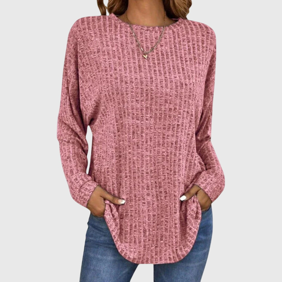 Women's Sleek Minimalist Top Pink