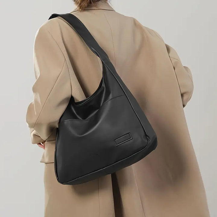 Vegan Leather Hobo Bag With Spacious Interior For Everyday-MODAUTLET