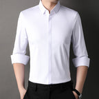 Edward | Premium Stretch-Fit Shirt White