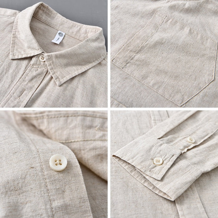 Men's Casual Button-Up Shirt-MODAUTLET