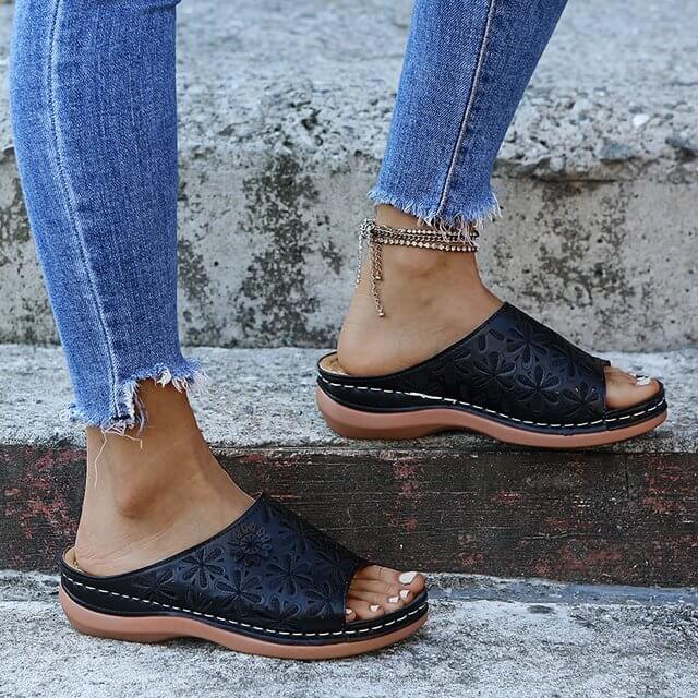 Women's Orthopedic Floral Sandals-MODAUTLET