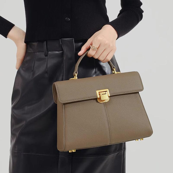 Structured Top Handle Handbag for Women – Elegant Everyday Style-MODAUTLET