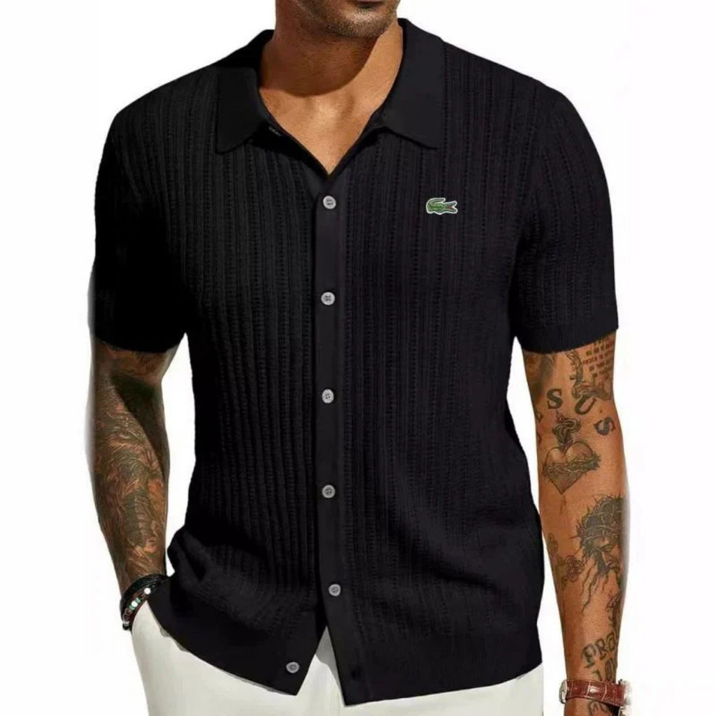 Classic Men's Tailored Shirt Black