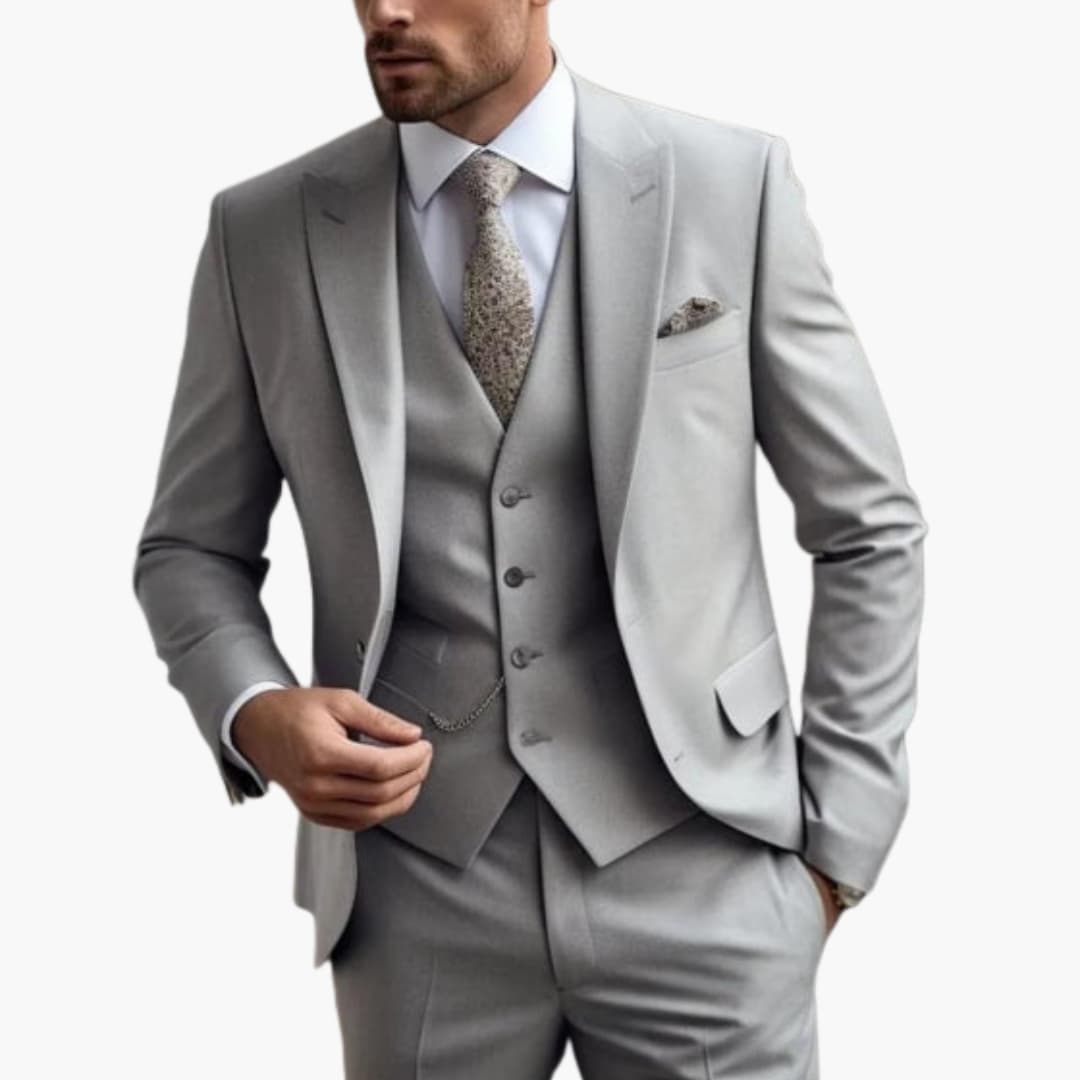 Eleganter Herren-Hochzeitsanzug | Komplettes Outfit