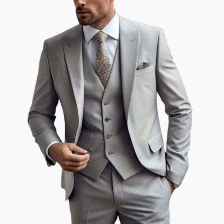 Eleganter Herren-Hochzeitsanzug | Komplettes Outfit