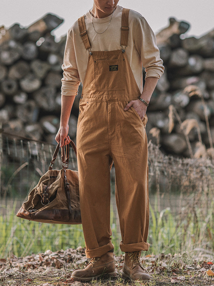 Men's Duck Chore Work Overalls