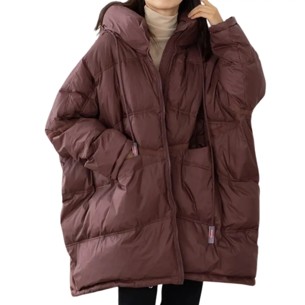 Loose Women’s Padded Jacket - Stylish & Comfortable Red L