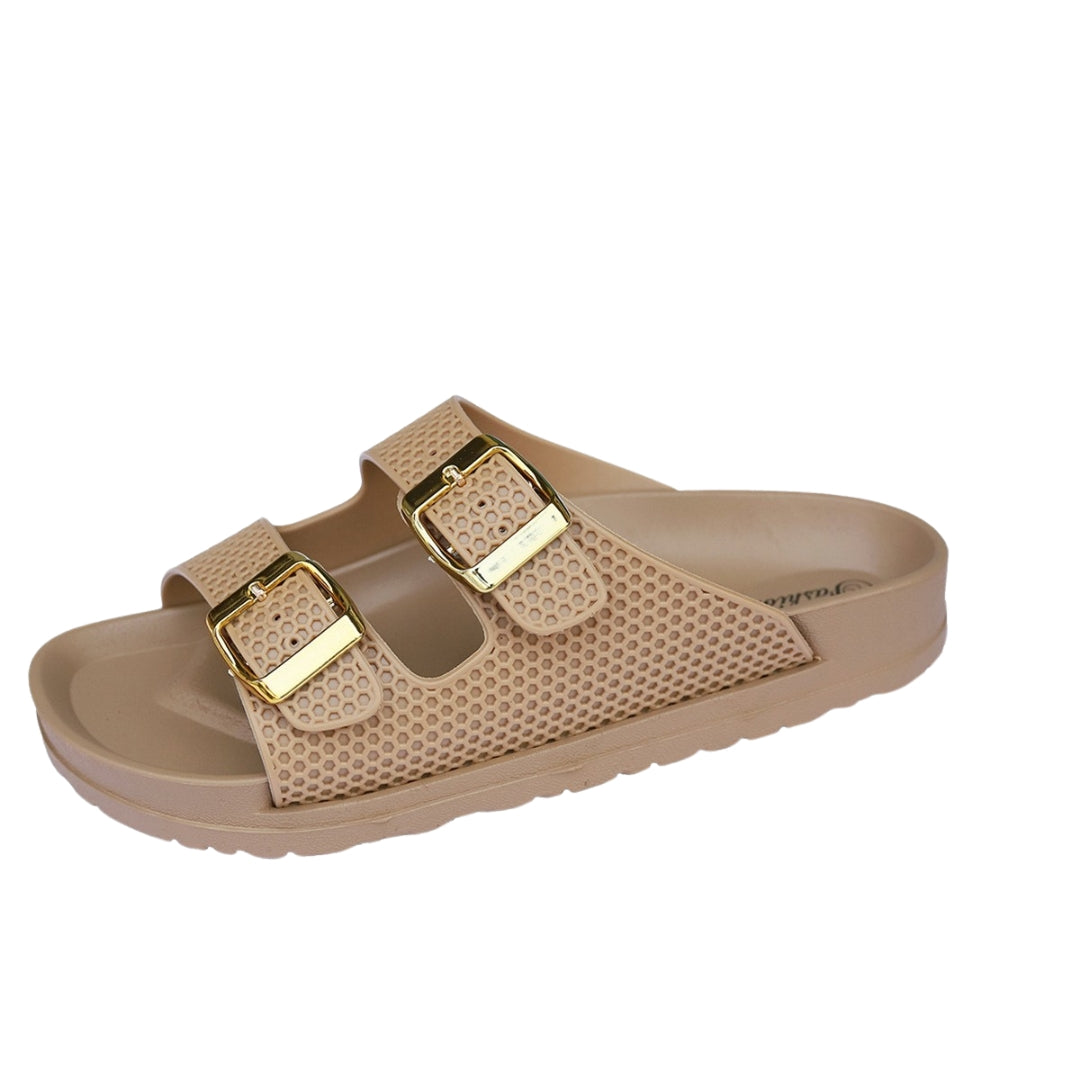 Women's Honeycomb Slides - Stylish and Comfortable Footwear