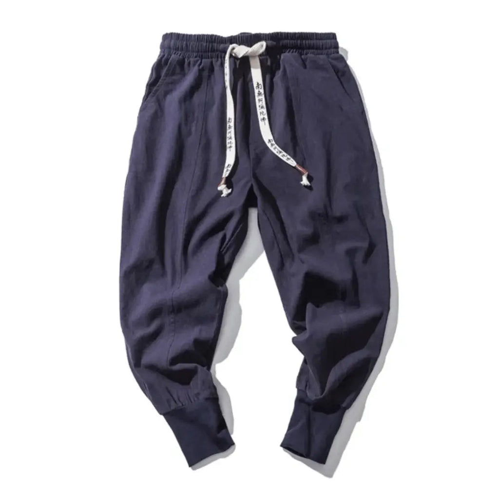 Japan-Inspired Style Pants Navy