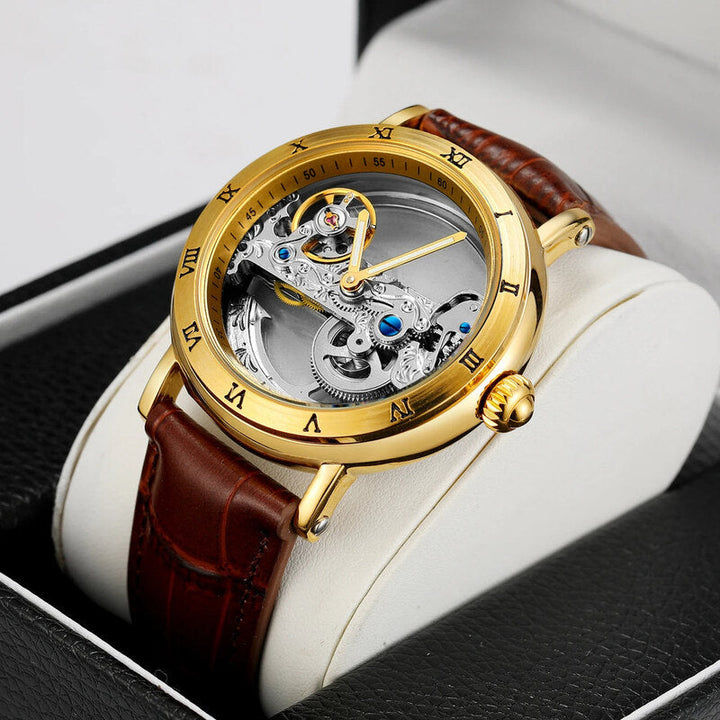 Elegant Skeleton Watch for Timeless Style-MODAUTLET