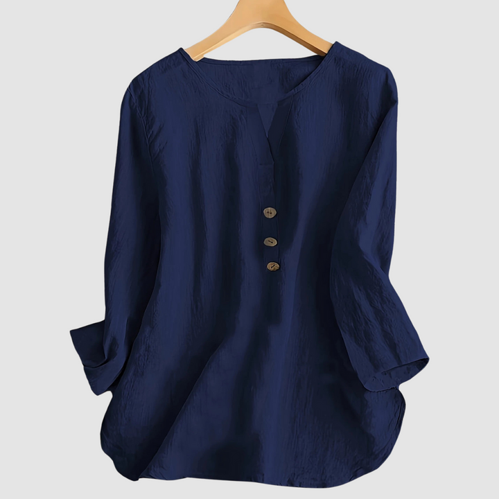 Women's Elegant Button Blouse-MODAUTLET