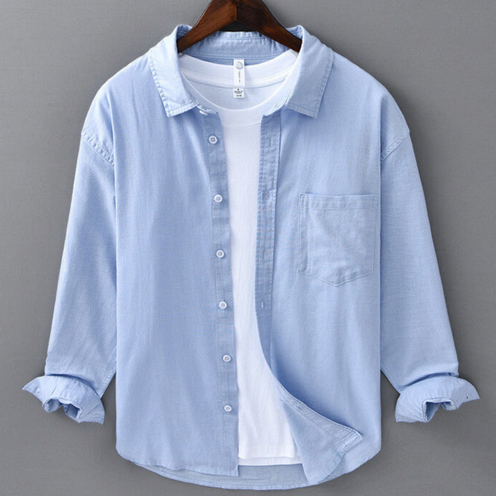 Men's Casual Button-Up Shirt-MODAUTLET