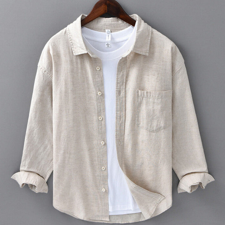 Men's Casual Button-Up Shirt-MODAUTLET