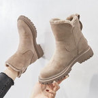 Women's Insulated Cozy Ankle Boots Beige