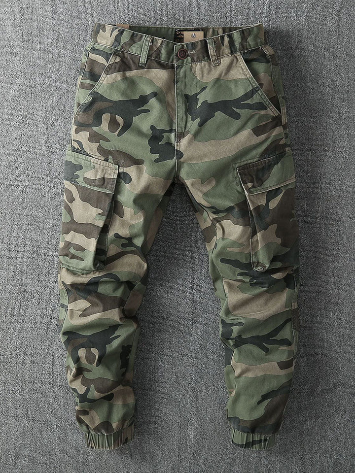 Men's Camo Cargo Jogger Pants