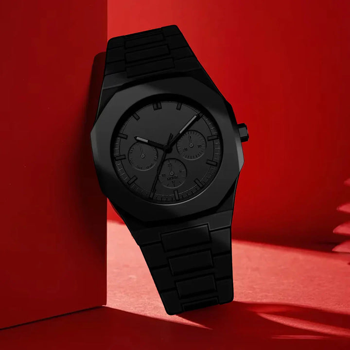 Elegant Black Timepiece for Men-MODAUTLET