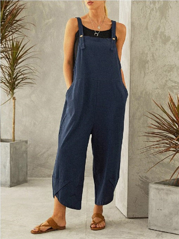 Evelyn | Lässiger Damen-Overall mit Knöpfen