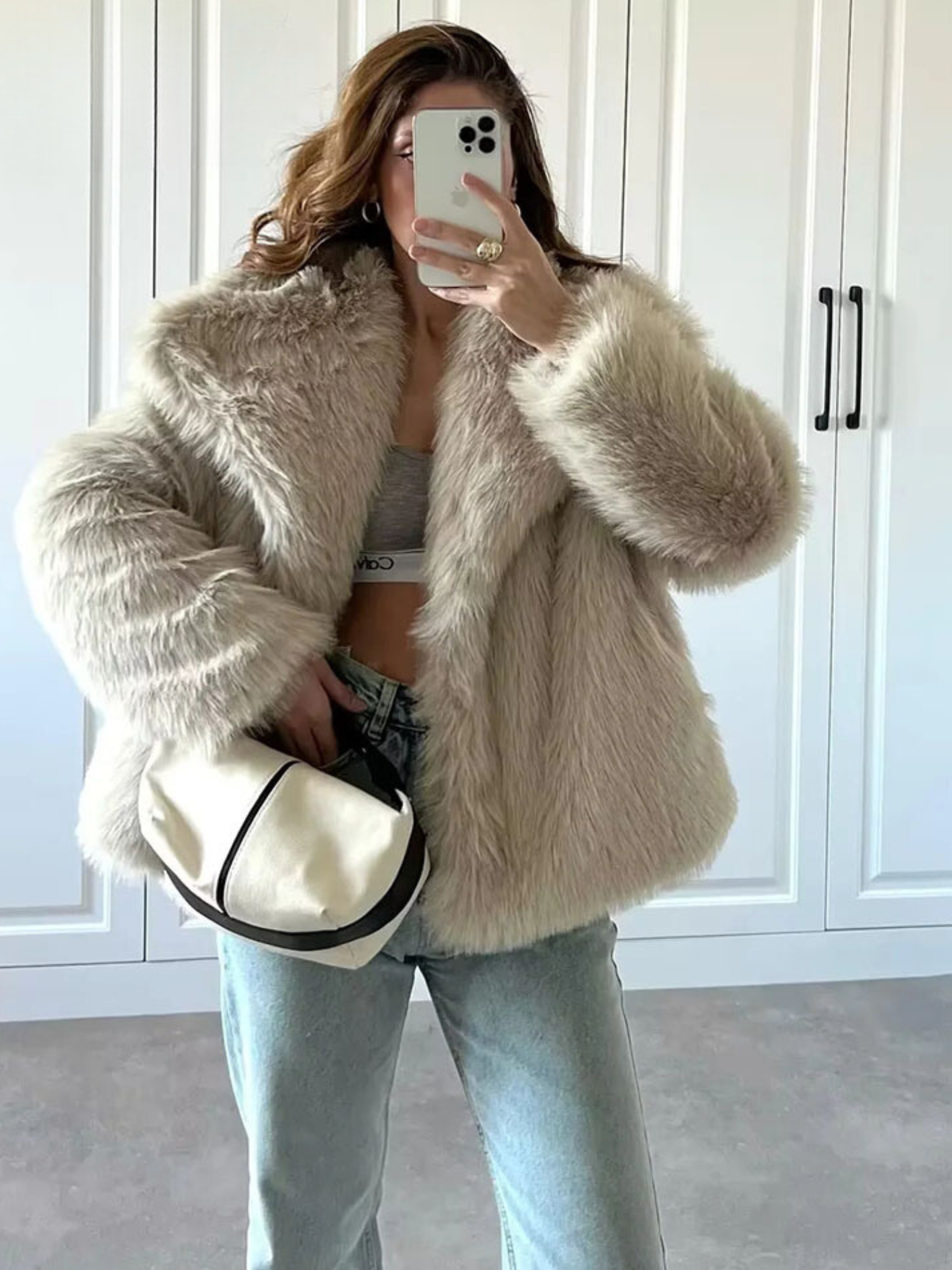 Faux Fur Jacket for Women