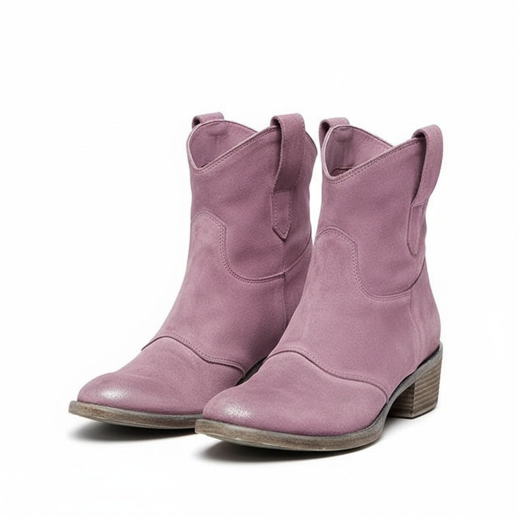 Henny | Damen Vintage Cowboy-Stiefeletten