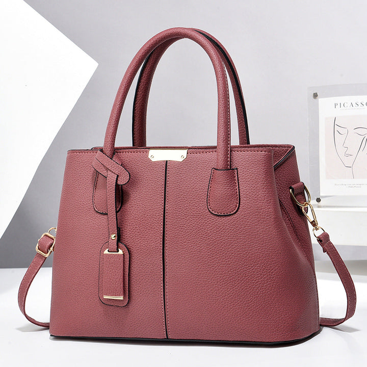 Women’s Large-Capacity PU Leather Tote & Crossbody Bag-MODAUTLET