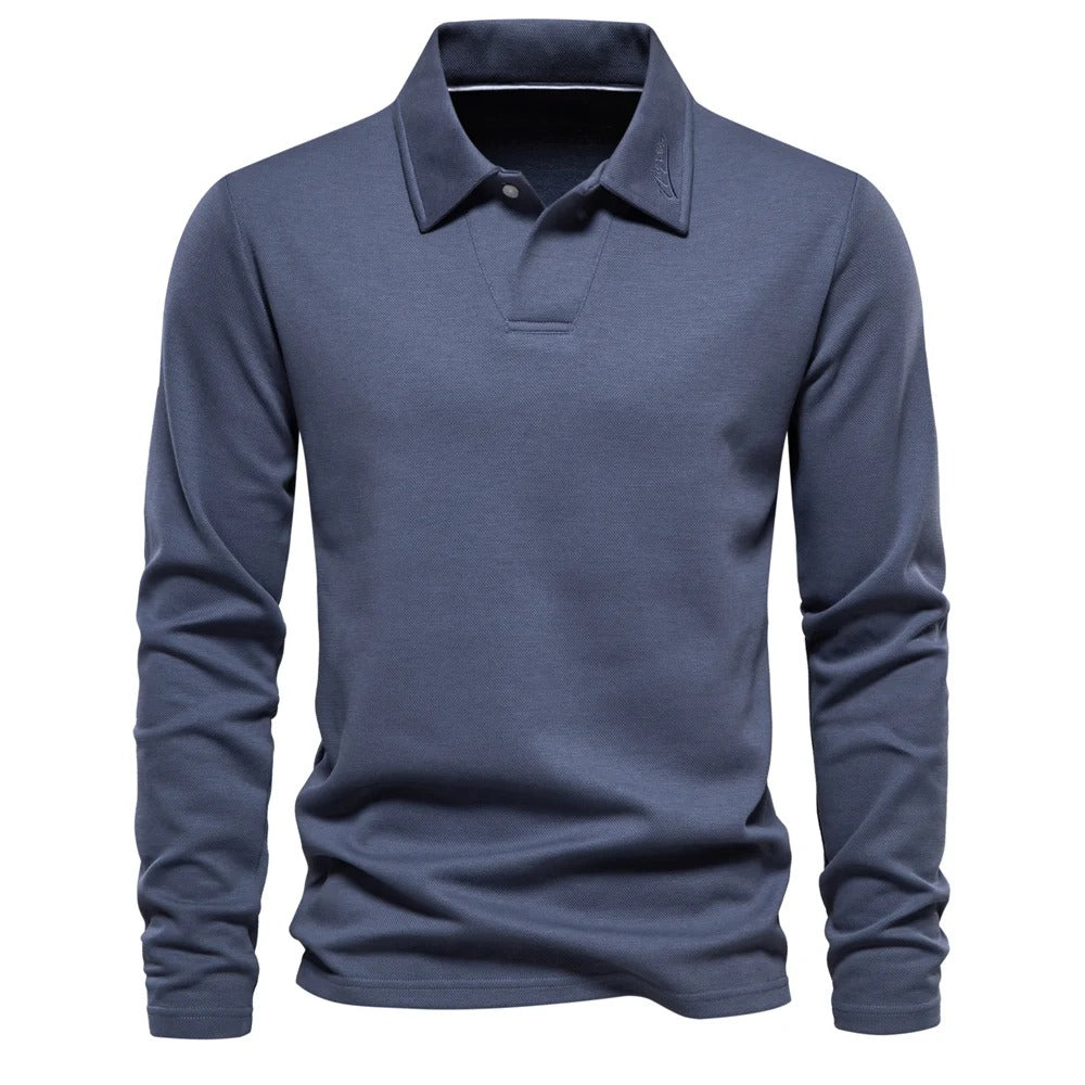 Men's Refined Comfort Polo Shirt Blue