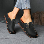 Women's Slip-Resistant Platform Sandals Black