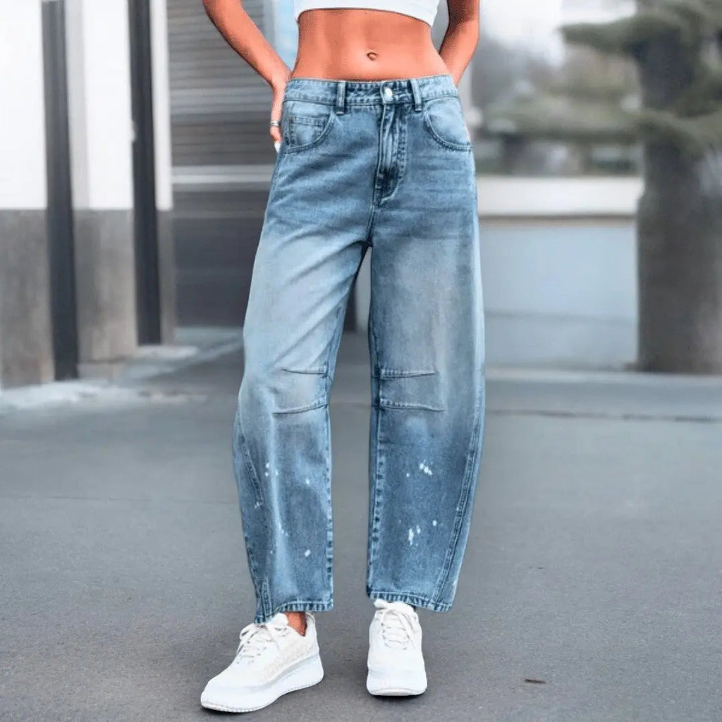 Vintage Wash Jeans - Classic Style Light