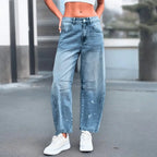 Vintage Wash Jeans - Classic Style Light