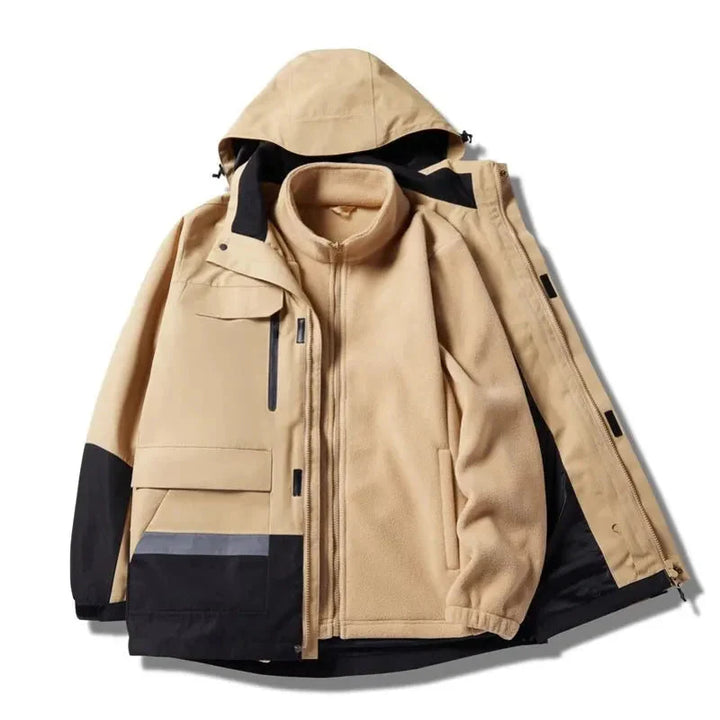 2-in-1 Waterproof Winter Jacket for All-Weather Protection