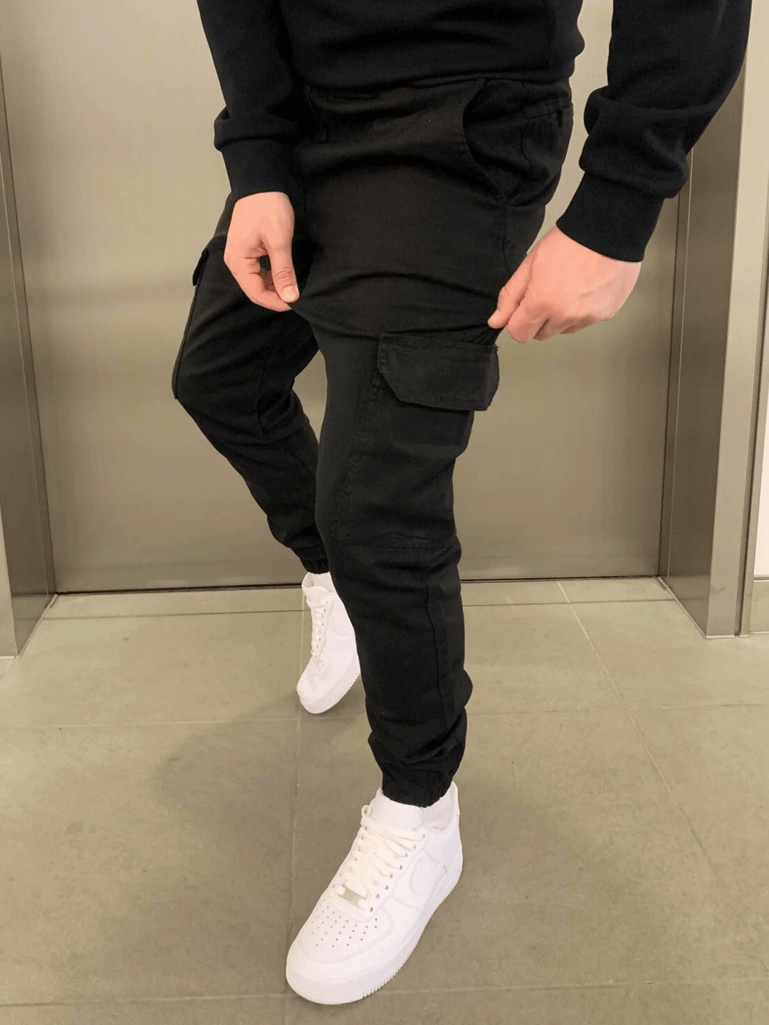 Herren-Cargohosen mit Kordelzug für Komfort und Stil