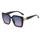 Eleglare GC Women's Fashion UV+ Sunglasses Black-Blue-Pink