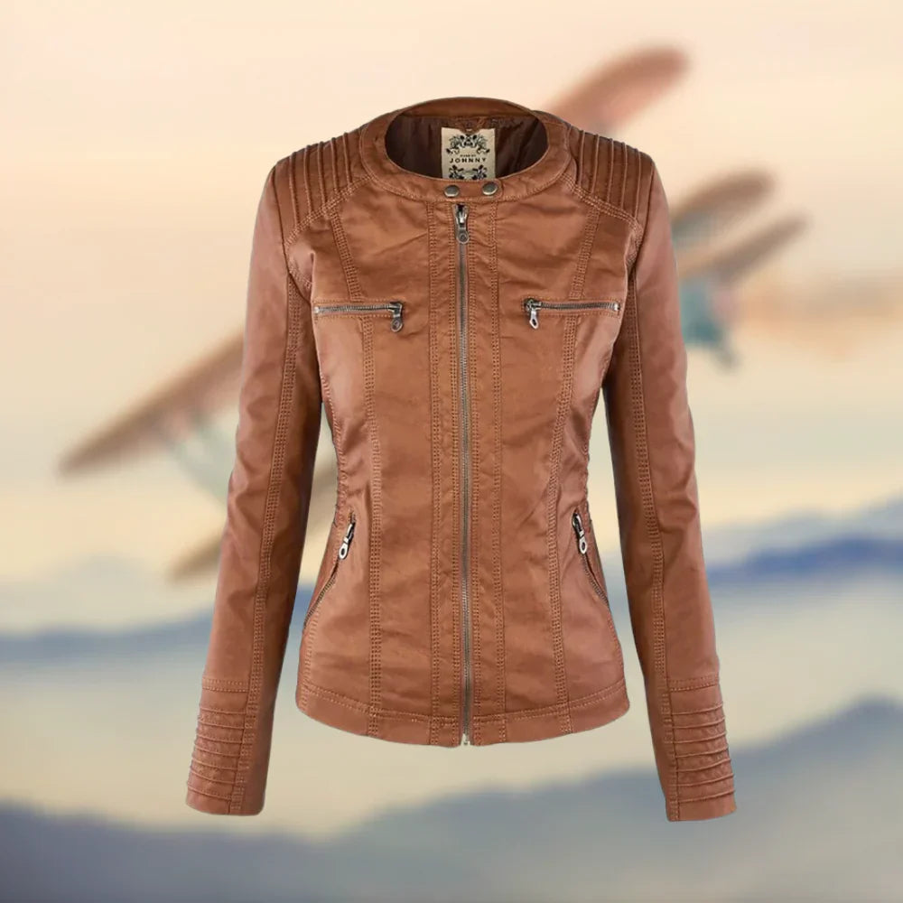 Classic Refined Leather Jacket