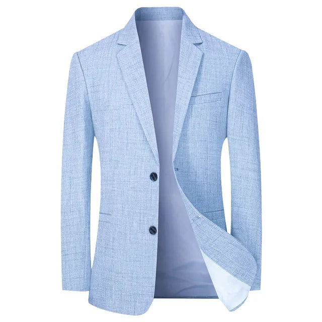 Vintage Style Slim Fit Blazer For Men Casual Office Wear-MODAUTLET
