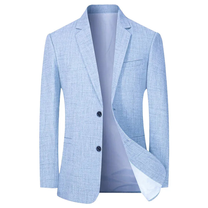 Vintage Style Slim Fit Blazer For Men Casual Office Wear