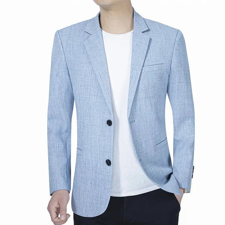Vintage Style Slim Fit Blazer For Men Casual Office Wear-MODAUTLET