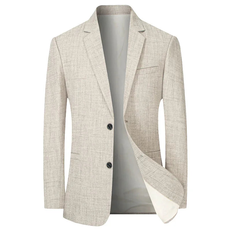Vintage Style Slim Fit Blazer For Men Casual Office Wear
