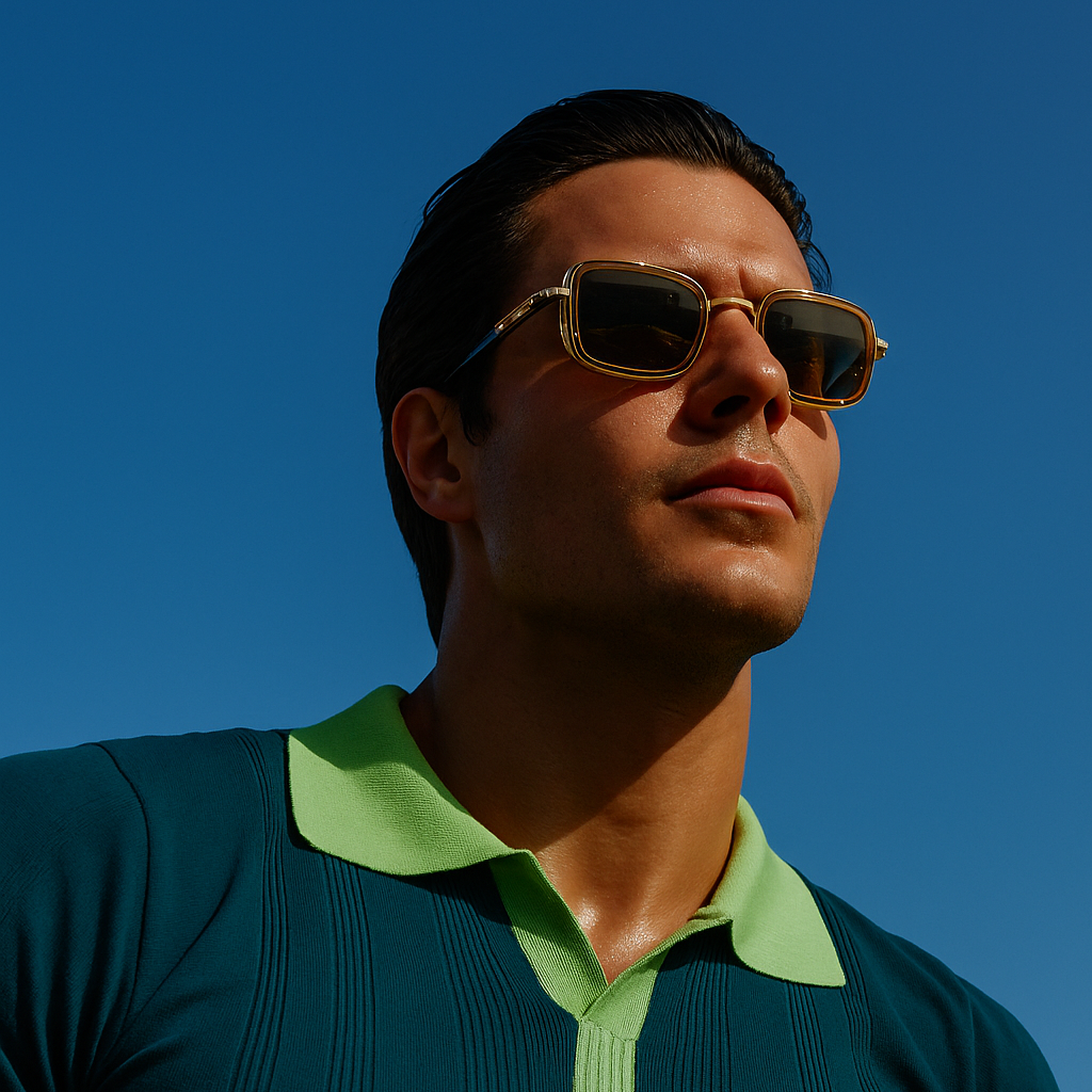 Stylish UV Protection Sunglasses Gold