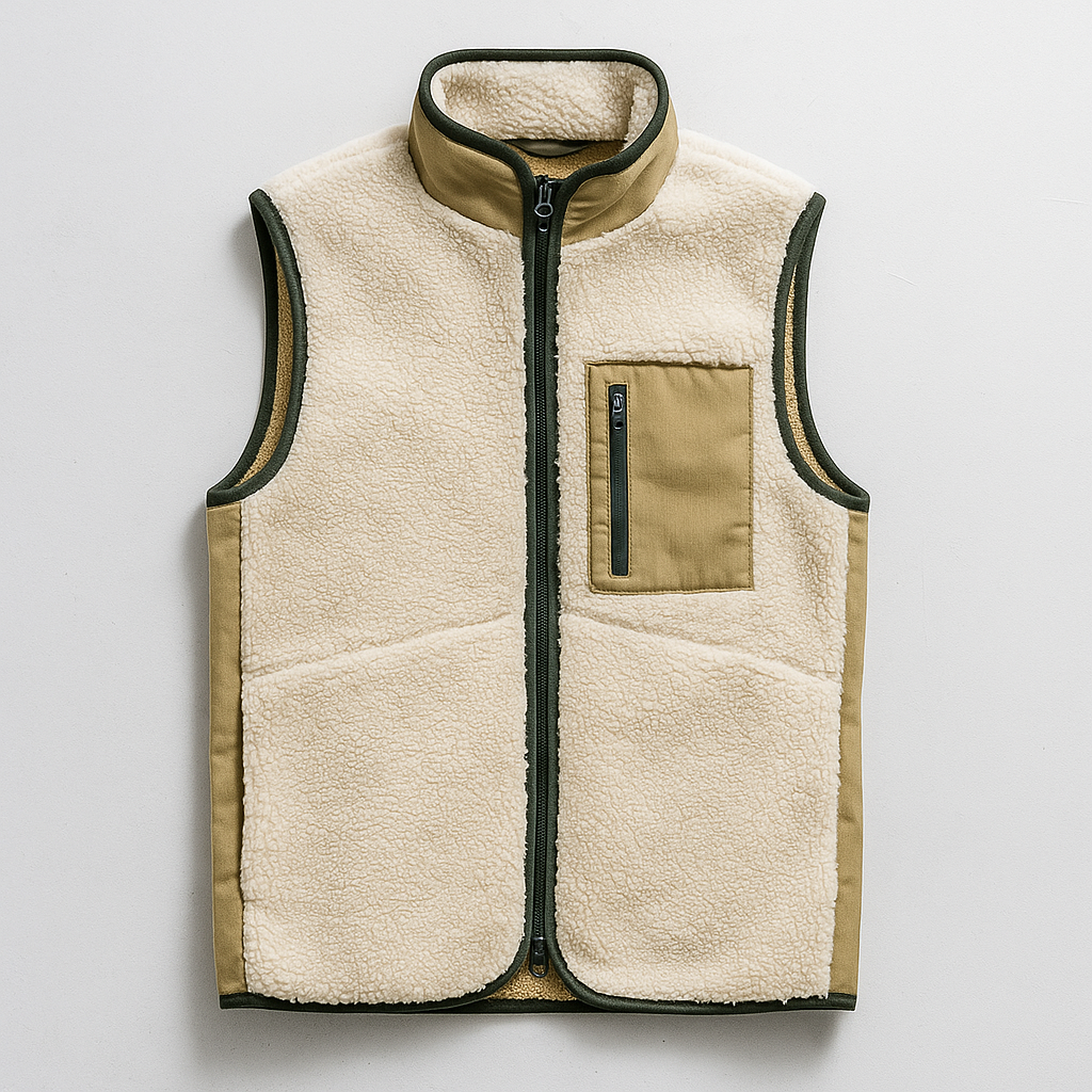 Chaleco polar de hombre para brindar calidez y comodidad