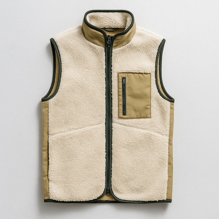 Chaleco polar de hombre para brindar calidez y comodidad