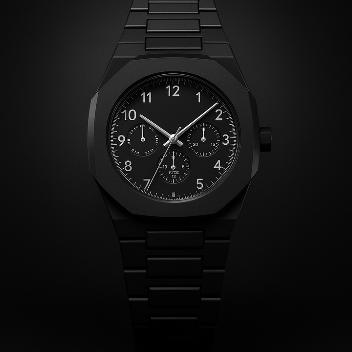 Elegant Black Timepiece for Men-MODAUTLET