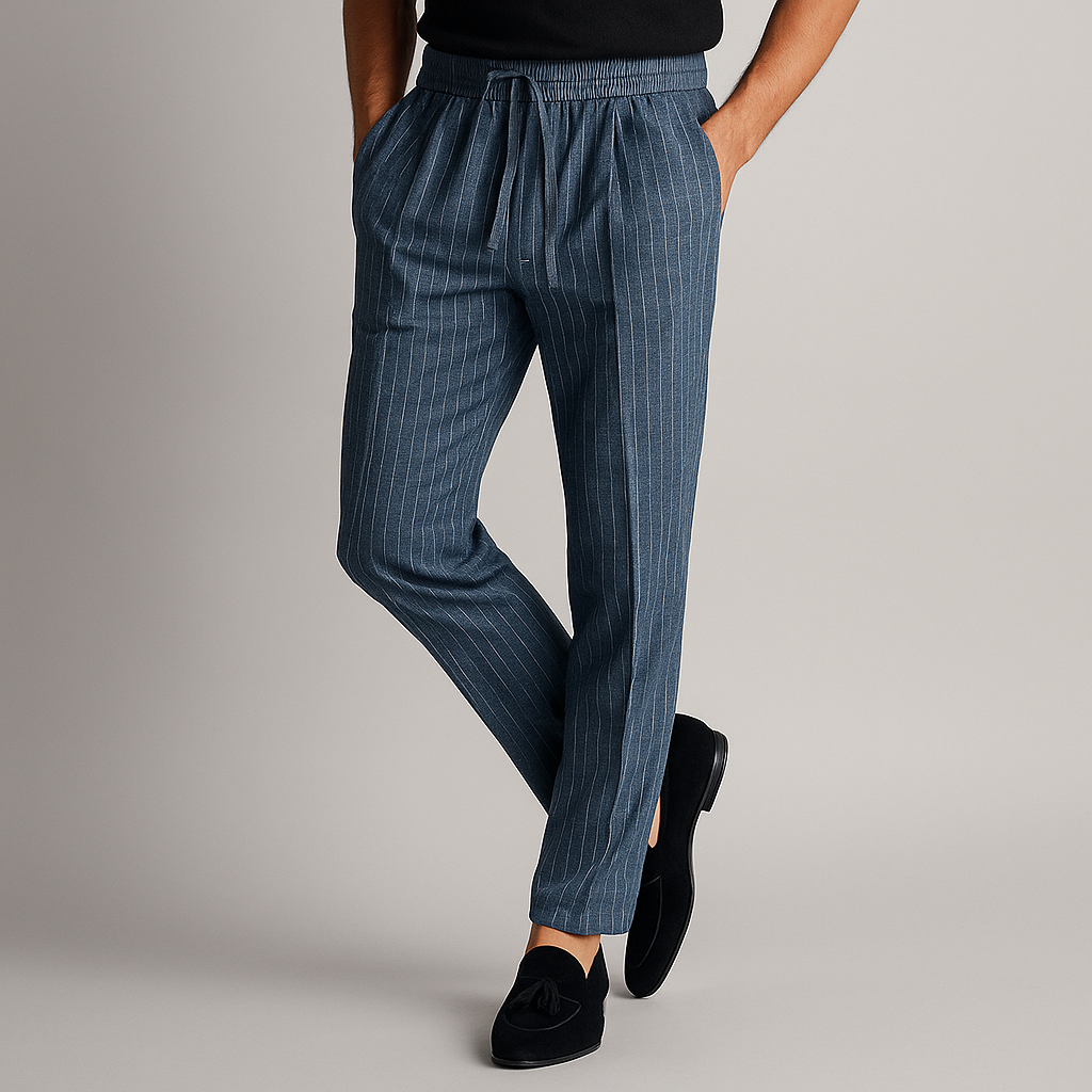Men's Linen Cubano Pants-MODAUTLET