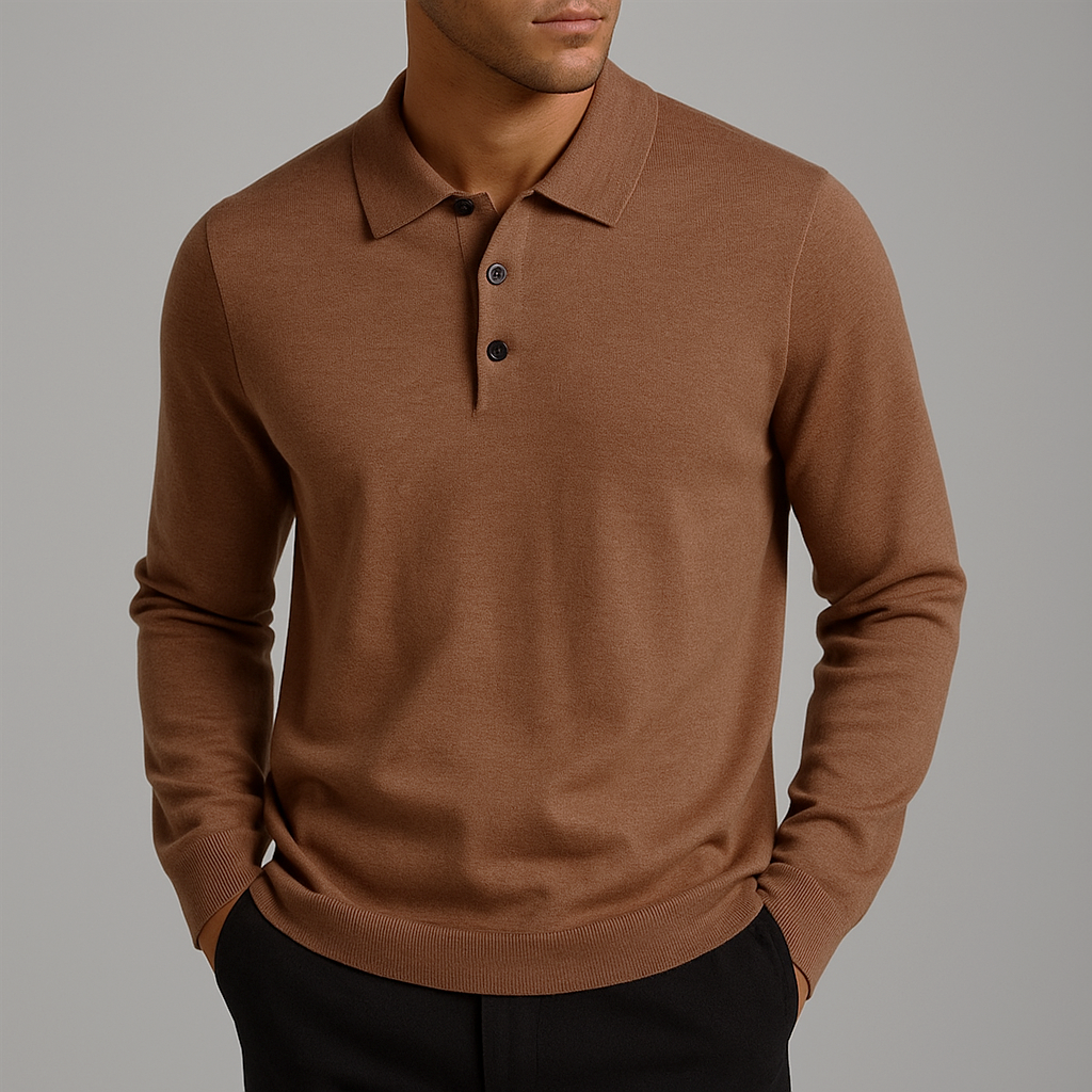 Men's Wool Polo Shirt