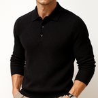 Men's Cable Knit Polo - Dover Style