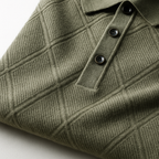 Men's Cable Knit Polo - Dover Style