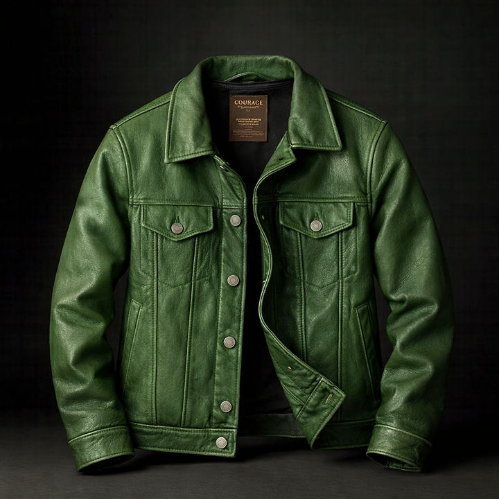 Men's Vintage Genuine Leather Jacket