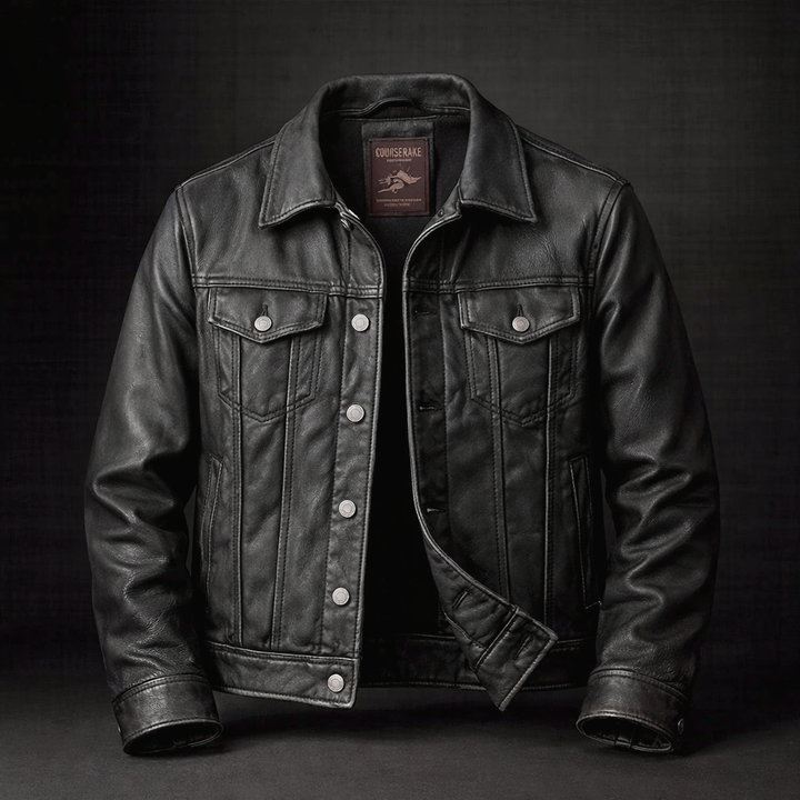Men's Vintage Genuine Leather Jacket