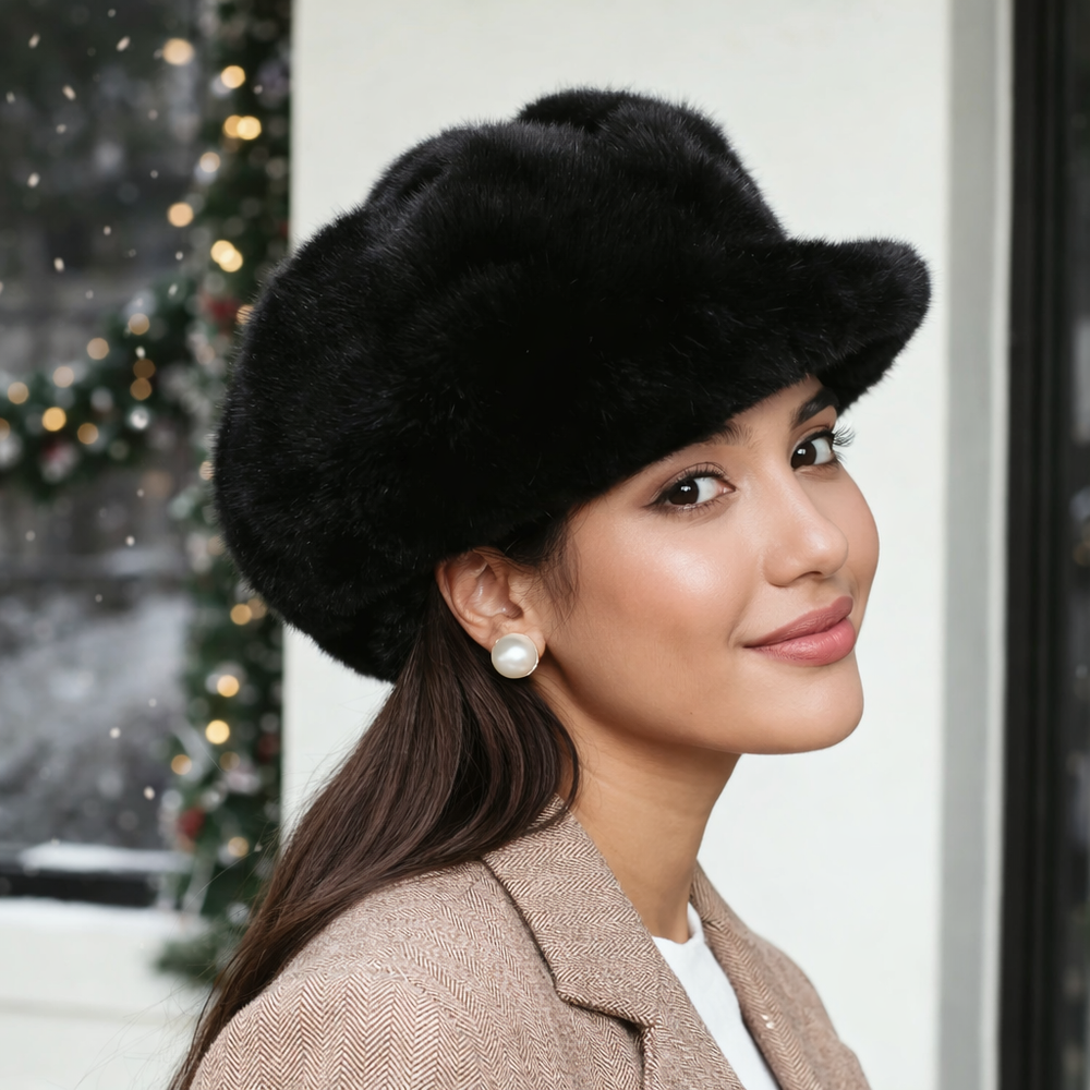 Cozy Plush Winter Beret-MODAUTLET